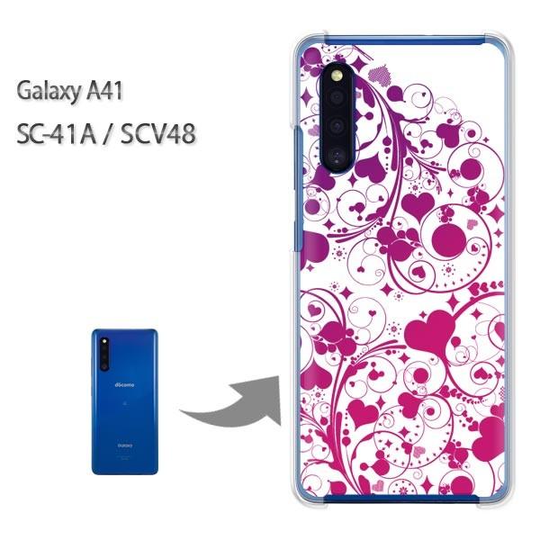 GalaxyA41 �P�[�X SCV48 SC-41A �J�o�[ �N���A �n�[�h�P�[�X �f�U�C�� �n�[�g(��)/sc41a-pc-new0567
