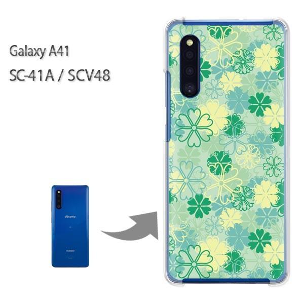 GalaxyA41 �P�[�X SCV48 SC-41A �J�o�[ �N���A �n�[�h�P�[�X �f�U�C��  �t�����[052/sc41a-PM052
