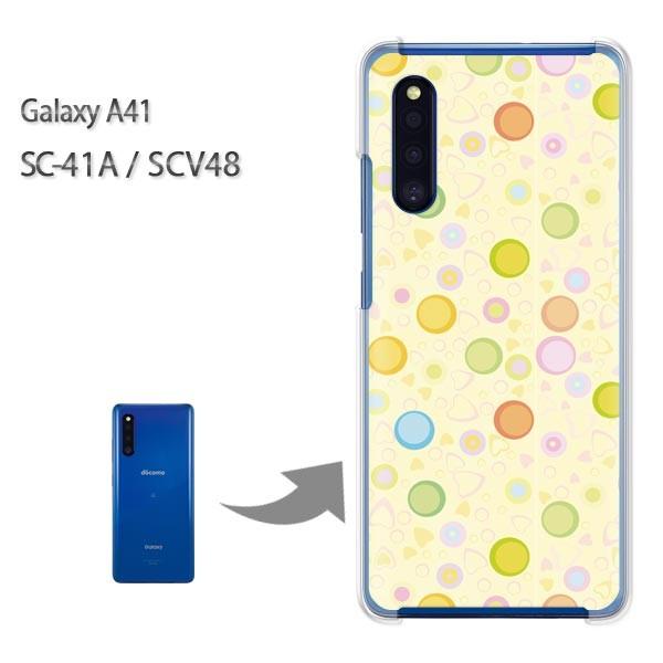 GalaxyA41 �P�[�X SCV48 SC-41A �J�o�[ �N���A �n�[�h�P�[�X �f�U�C��  �n�[�g�E�h�b�g057/sc41a-PM057