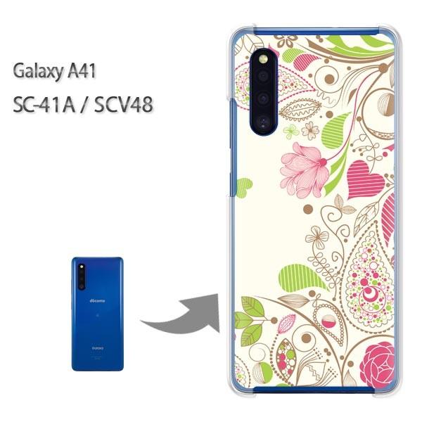 GalaxyA41 �P�[�X SCV48 SC-41A �J�o�[ �N���A �n�[�h�P�[�X �f�U�C��  �t�����[265/sc41a-PM265