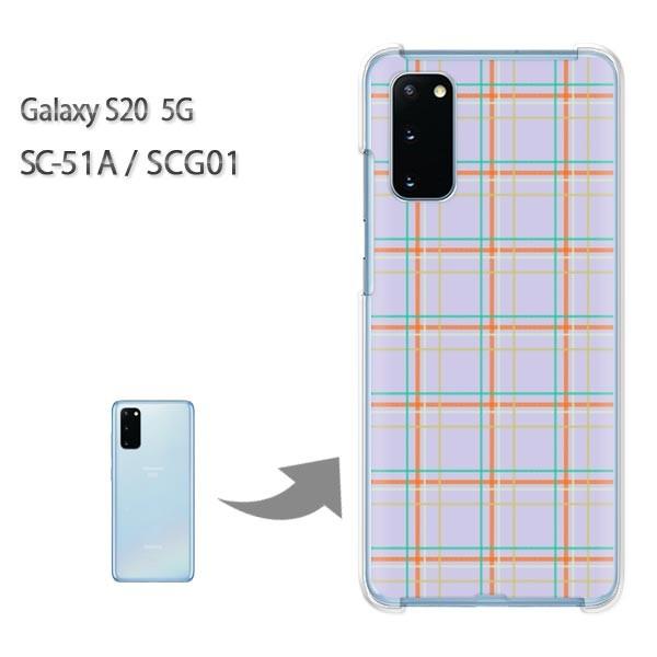 SC-51A �P�[�X SCG01 �J�o�[ Galaxy S20 5G �N���A �n�[�h�P�[�X �f�U�C�� �`�F�b�N(��)/sc51a-pc-new0870