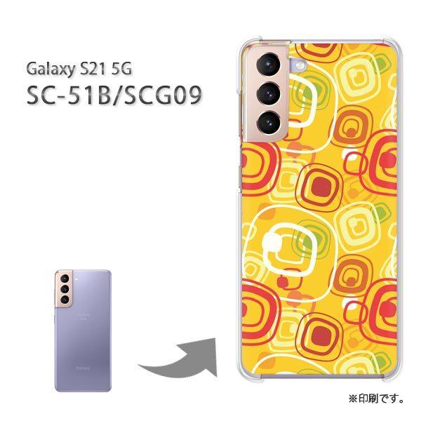 SC-51B SCG09 Galaxy S21 5G �J�o�[ �n�[�h�P�[�X �f�U�C�� ���g��034/sc51b-PM034