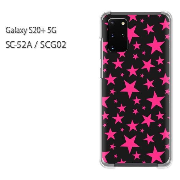 SC-52A �P�[�X SCG02 �J�o�[ Galaxy S20+ 5G �N���A �n�[�h�P�[�X �f�U�C��  �h�b�g�E���i�s���N�j/sc52a-pc-ne296