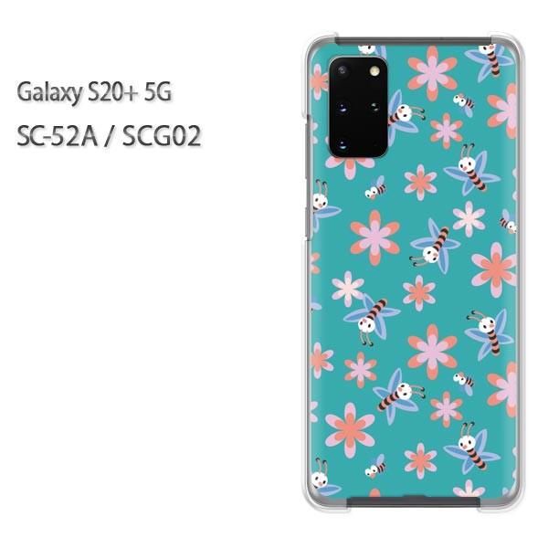 ���� SC-52A �P�[�X SCG02 �J�o�[ Galaxy S20+ 5G �N���A �n�[�h�P�[�X �f�U�C�� �ԁE�I(�O���[��)/sc52a-pc-new0971