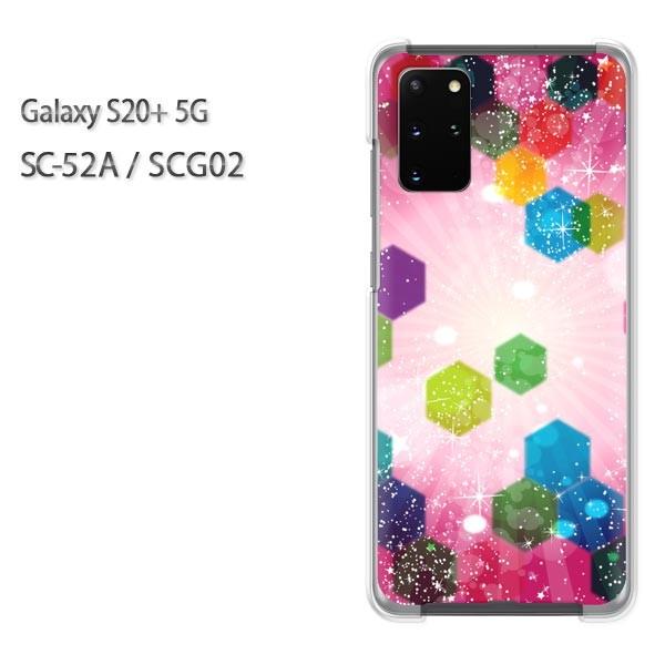SC-52A �P�[�X SCG02 �J�o�[ Galaxy S20+ 5G �N���A �n�[�h�P�[�X �f�U�C�� ���E�L���L��(�s���N)/sc52a-pc-new1373