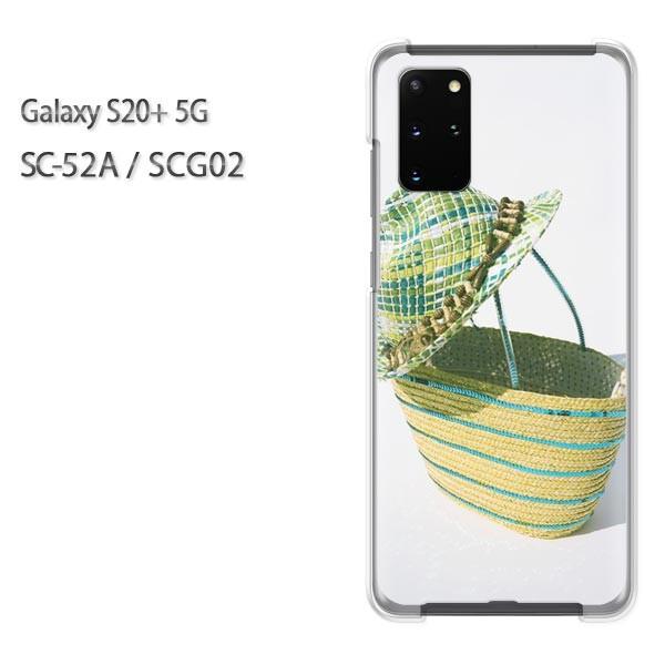 SC-52A �P�[�X SCG02 �J�o�[ Galaxy S20+ 5G �N���A �n�[�h�P�[�X �f�U�C�� �V���v���E��(�O���[��)/sc52a-pc-new1514