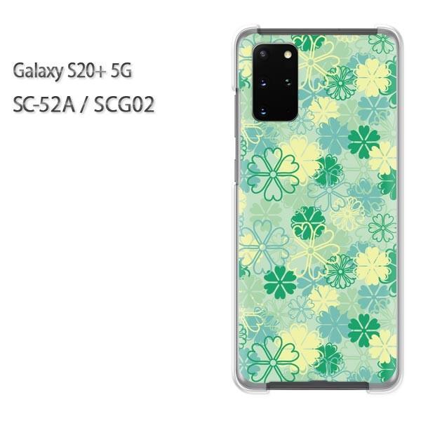 SC-52A �P�[�X SCG02 �J�o�[ Galaxy S20+ 5G �N���A �n�[�h�P�[�X �f�U�C��  �t�����[052/sc52a-PM052