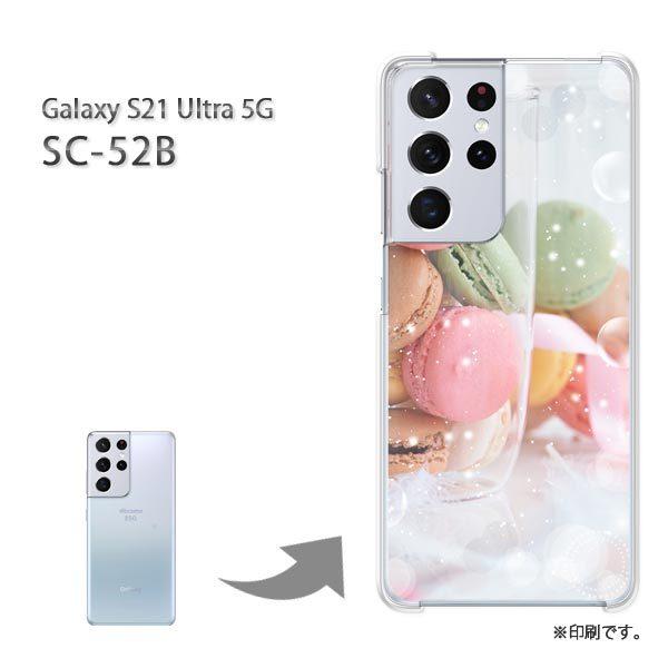 SC-52B Galaxy S21 Ultra 5G �J�o�[ �n�[�h�P�[�X �f�U�C��  �}�J�����E�X�C�[�c�i�s���N�j/sc52b-pc-ne245