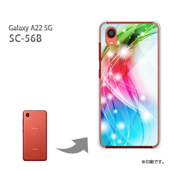 SC-56B Galaxy A22 5G �J�o�[ �n�[�h�P�[�X �f�U�C�� �V���v���E�L���L��(�s���N)/sc56b-pc-new1446