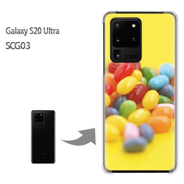 GalaxyS20 Ultra SCG03 �J�o�[ �N���A �n�[�h�P�[�X �f�U�C��  �X�C�[�c�E�L�����f�B�[(��)/scg03-pc-ne046