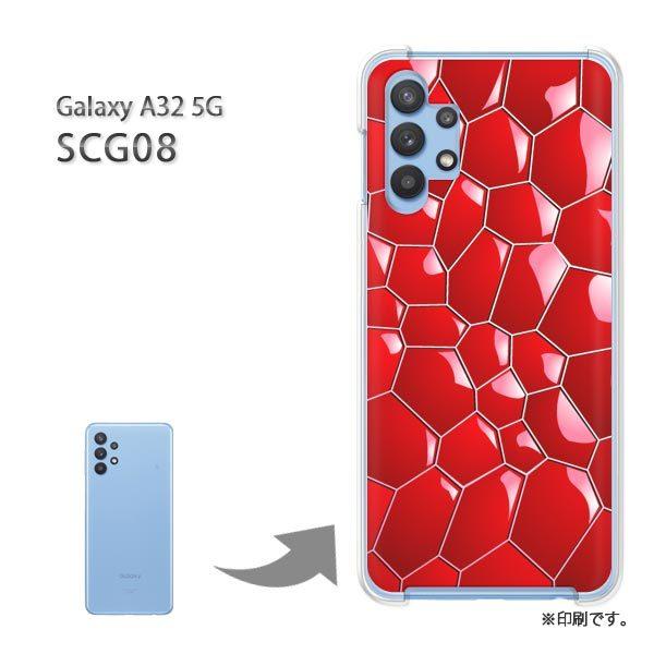 SCG08 Galaxy A32 5G �J�o�[ �n�[�h�P�[�X �f�U�C�� ���E�L���L��(�s���N)/scg08-pc-new1372
