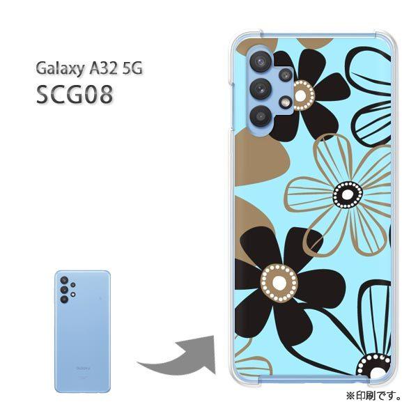 SCG08 Galaxy A32 5G �J�o�[ �n�[�h�P�[�X �f�U�C�� �ԁE�V���v��(�u���[)/scg08-pc-new1738