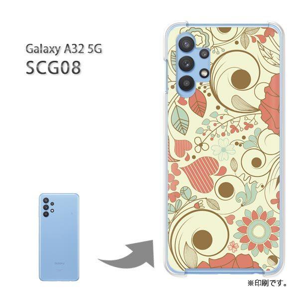 ���� SCG08 Galaxy A32 5G �J�o�[ �n�[�h�P�[�X �f�U�C�� �t�����[275/scg08-PM275