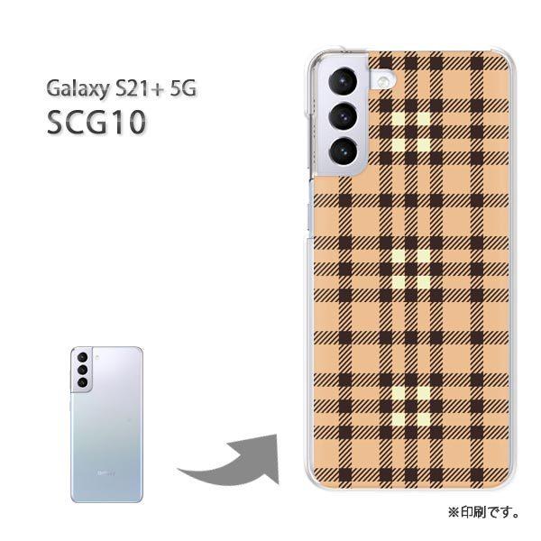SCG10 Galaxy S21+ 5G �J�o�[ �n�[�h�P�[�X �f�U�C�� �`�F�b�N(�I�����W)/scg10-pc-new0867
