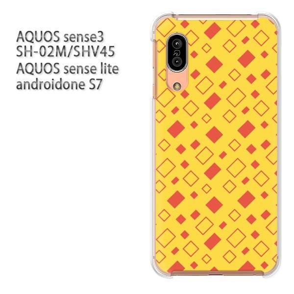 SH-02M SHV45 AQUOS sense3 androidoneS7 �P�[�X �n�[�h �v�����g ��� �f�U�C�� �V���v��(��)/sh02m-pc-new1104