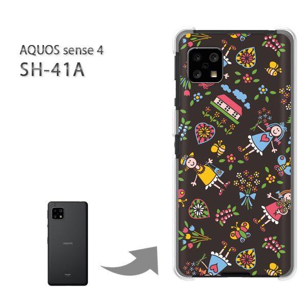  SH-41A P[X Jo[ AQUOS sense4 n[hP[X fUC  L()/sh41a SH-53A-pc-ne123