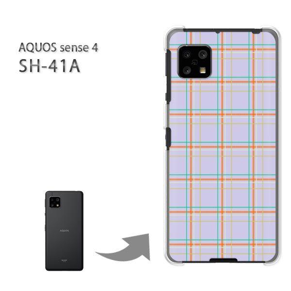 SH-41A �P�[�X �J�o�[ AQUOS sense4 �n�[�h�P�[�X �f�U�C�� �`�F�b�N(��)/sh41a SH-53A-pc-new0870
