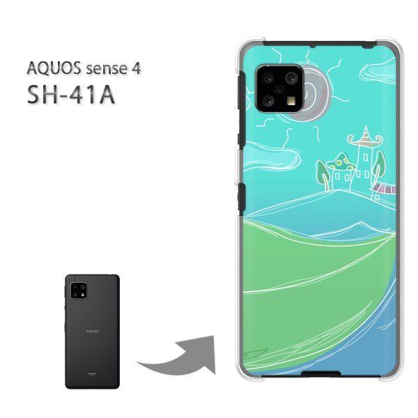  SH-41A P[X Jo[ AQUOS sense4 n[hP[X fUC VvE(O[)/sh41a SH-53A-pc-new1290