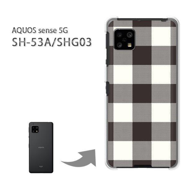 ���� SHG03 SH-53A �P�[�X �J�o�[ AQUOS sense 5G �n�[�h�P�[�X �f�U�C�� �`�F�b�N2�i���j/SHG03 SH-53A-M852