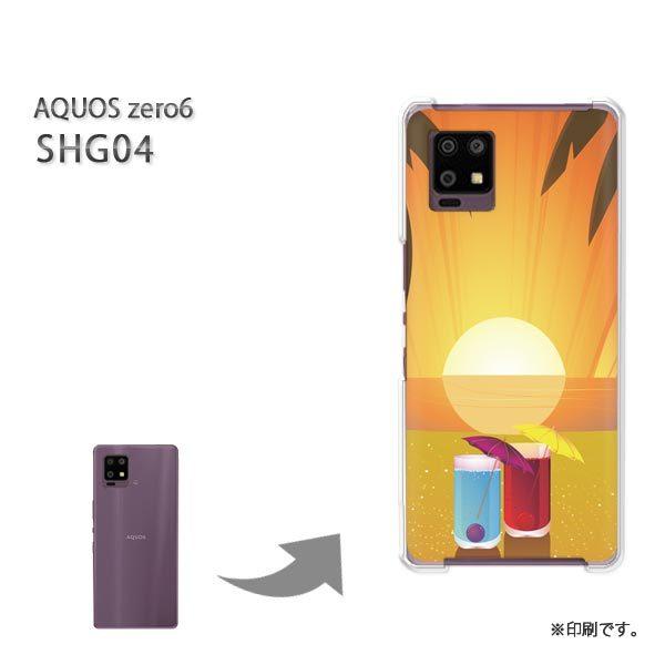 SHG04 AQUOS zero6 �J�o�[ �n�[�h�P�[�X �f�U�C�� �T���Z�b�g323/shg04-PM323