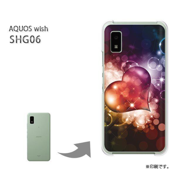 ���� SHG06 AQUOS wish �J�o�[ �n�[�h�P�[�X �f�U�C�� �L���L���n�[�g132/shg06-PM132