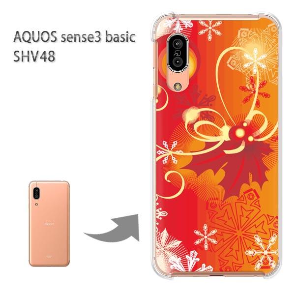 SHV48 �P�[�X AQUOS sense3 basic �n�[�h �v�����g ��� �f�U�C�� �~�E�V���v���E��E����(��)/shv48-pc-new0842