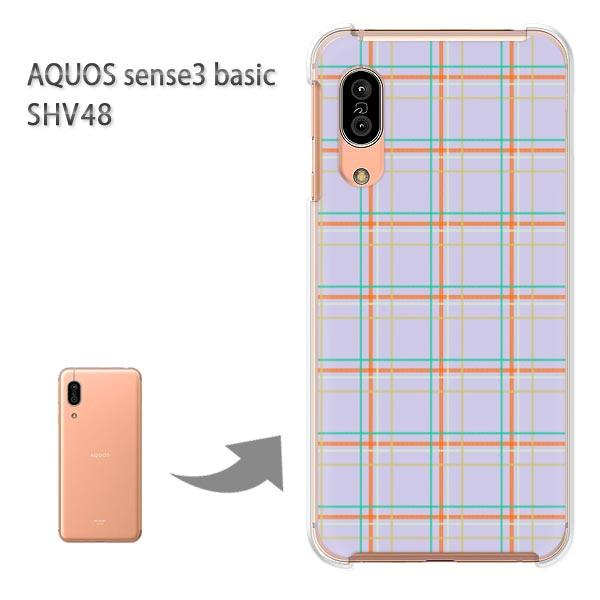 SHV48 �P�[�X AQUOS sense3 basic �n�[�h �v�����g ��� �f�U�C�� �`�F�b�N(��)/shv48-pc-new0870