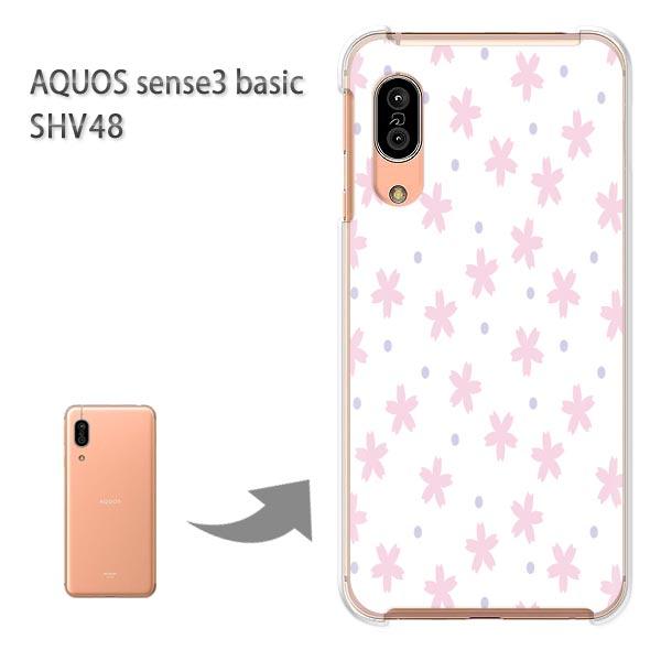 SHV48 �P�[�X AQUOS sense3 basic �n�[�h �v�����g ��� �f�U�C�� �ԁE��(�s���N)/shv48-pc-new1280