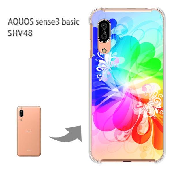 SHV48 �P�[�X AQUOS sense3 basic �n�[�h �v�����g ��� �f�U�C�� �ԁE�J���t���i�u���[�E��)/shv48-pc-new1435