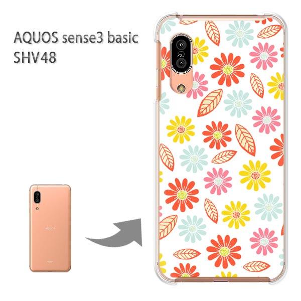 SHV48 �P�[�X AQUOS sense3 basic �n�[�h �v�����g ��� �f�U�C�� �ԁE�J���t��(��)/shv48-pc-new1585
