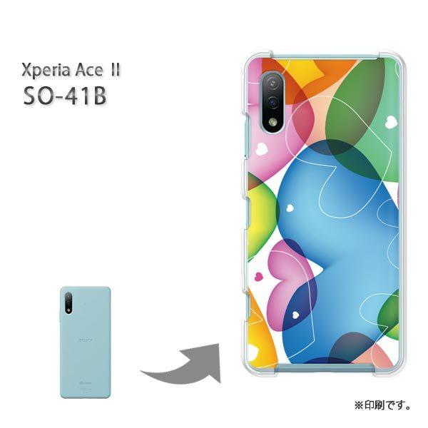 SO-41B Xperia AceII �J�o�[ �n�[�h�P�[�X �f�U�C�� �n�[�g(�u���[�E�s���N)/so41b-pc-new0561