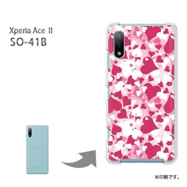 SO-41B Xperia AceII �J�o�[ �n�[�h�P�[�X �f�U�C�� �n�[�g(�s���N)/so41b-pc-new1056