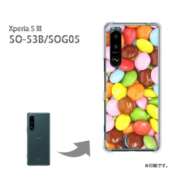 SO-53B SOG05 Xperia5III �J�o�[ �n�[�h�P�[�X �f�U�C��  �X�C�[�c�E�}�[�u���`���R�i�u���E���j/so53b-pc-ne186