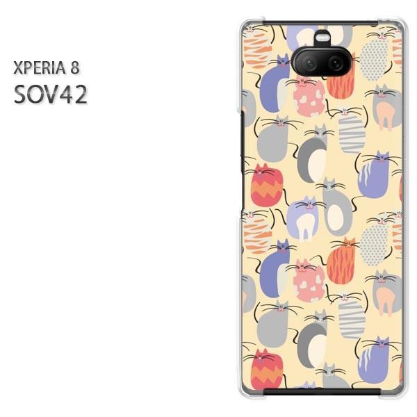 SOV42 Xperia8 GNXyA8 n[hP[X fUC EL(x[W)/sov42-pc-new0973