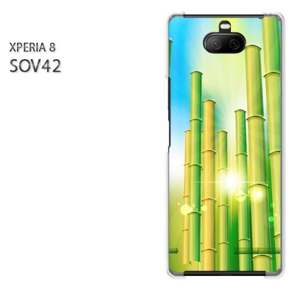 SOV42 Xperia8 �G�N�X�y���A8 �n�[�h�P�[�X �f�U�C�� �ԁE�|�E�L���L��(�O���[��)/sov42-pc-new1375