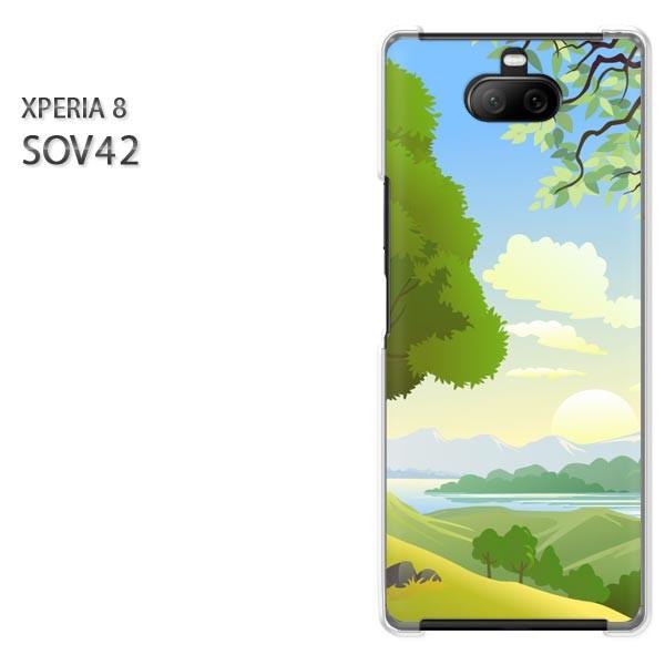  SOV42 Xperia8 GNXyA8 n[hP[X fUC Vv(O[)/sov42-pc-new1582