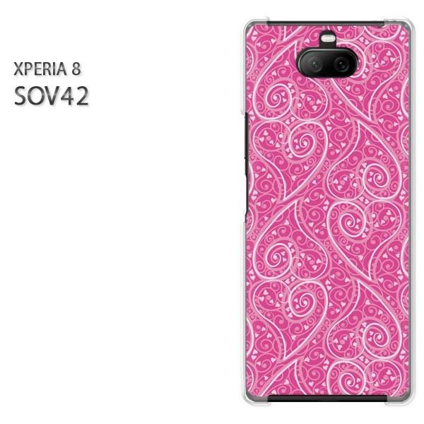 SOV42 Xperia8 �G�N�X�y���A8 �n�[�h�P�[�X �f�U�C�� �n�[�g017/sov42-PM017