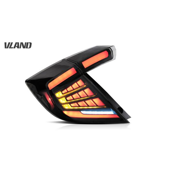 シビックハッチバックFK7・FK8社外スモークテールランプ VLAND シビック スモーク テールランプ ハッチバックFK7 LED