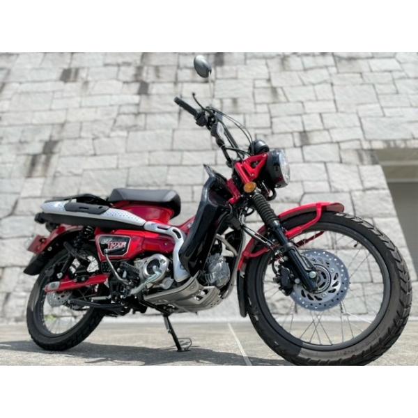 NEW レッグシールド ホンダ ハンターカブ CT125用 JA65 BLAST★HOUSE製 ブラストハウス FRP 黒ゲル HONDA CUB 風防