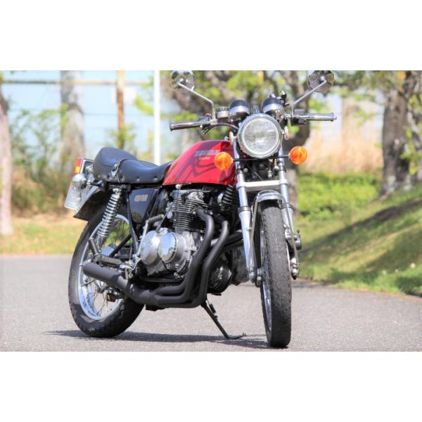 cb400f？　マフラー　64φ CB400F MISTY64手曲 〈ブラック〉 - 【公式】MISTY/旧車・絶版車
