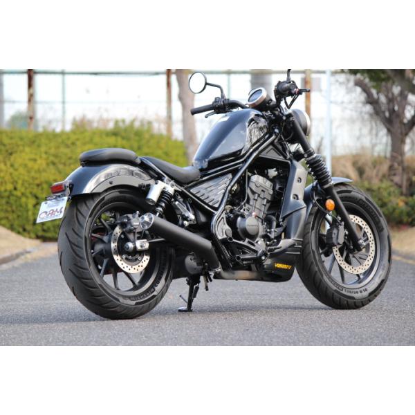ホンダ レブル250 Rebel 〜2022年 初期型 スリップオンマフラー QUIET仕様 刻印 クワイエット ORM製 自社製造