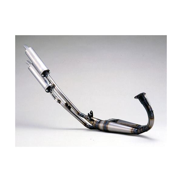 ORM製 カワサキ AR50 右2本出しチャンバー アルミサイレンサー 完全