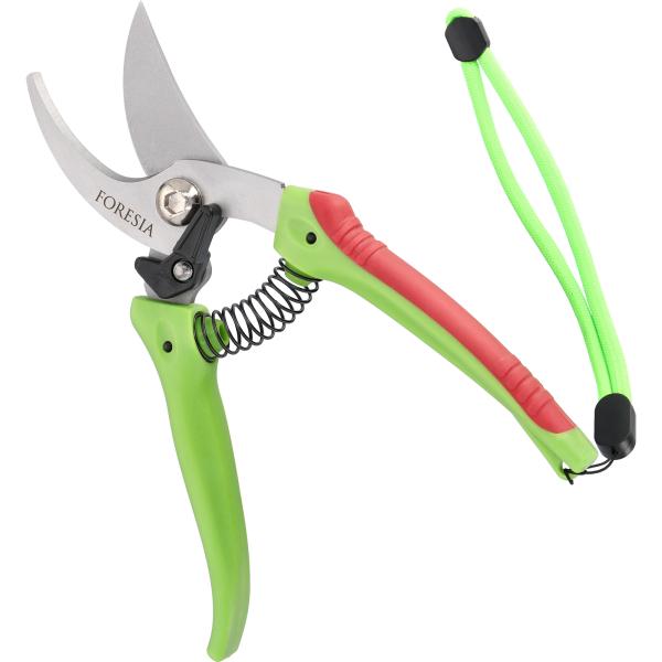 【とにかく軽い剪定バサミ】わずか約122gの軽さで気軽に持ち出せます。明るい色のデザインで草花のお手入れも楽しくなる剪定ばさみです。【お手入れがカンタン】刃にはステンレス鋼を採用し、錆びにくいのでお手入れも簡単です。生花を切ったあとは、ティ...
