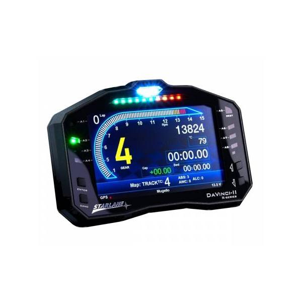 GPSラップタイマーディスプレイ STARLANE DAVINCI II S X ハーネス