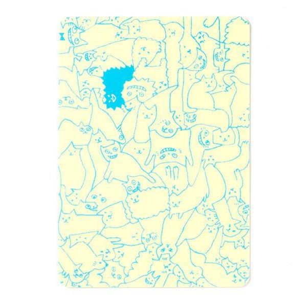 Aiueo A6 手帳用下敷 Asjs 05ネコパズルbl いろはショップオンライン 通販 Yahoo ショッピング