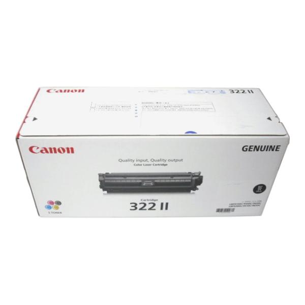 【新品未開封品】Canon 322Ⅱトナーカートリッジ ブラック CANON キヤノン トナーカートリッジ 322II ブラック 純正 | 万年堂