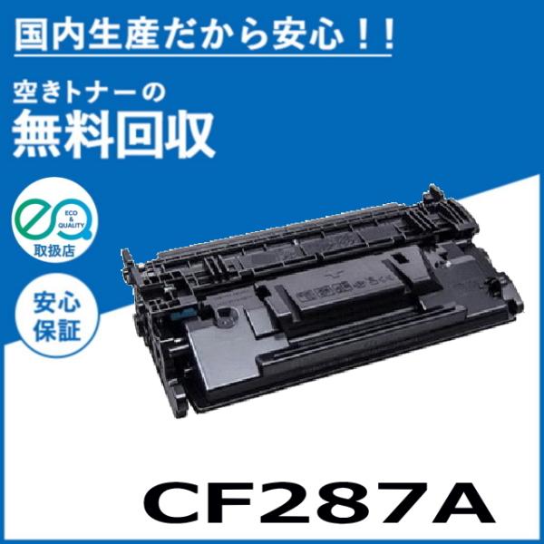 ヒューレットパッカード CF287A トナーカートリッジ 国産リサイクル