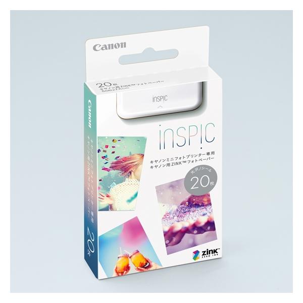 キヤノン（Canon） iNSPiC用 用紙 ZINK フォトペーパー 20枚入り ZP
