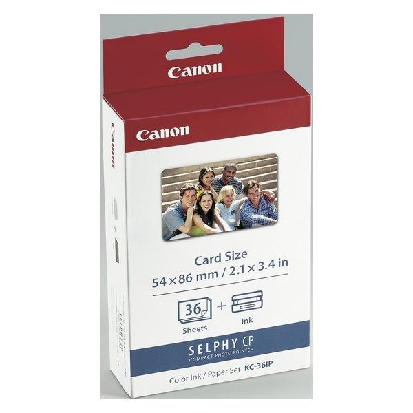 キヤノン KC-36IP カードサイズ 36枚 カラーインク／ペーパーセット 7739A001 （直送品）