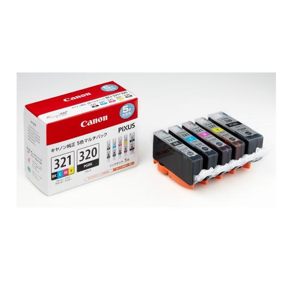 Canon PIXUS 321/320 5色マルチパック キヤノン（Canon） BCI-321+320/5MP 5色マルチパック インクタンク